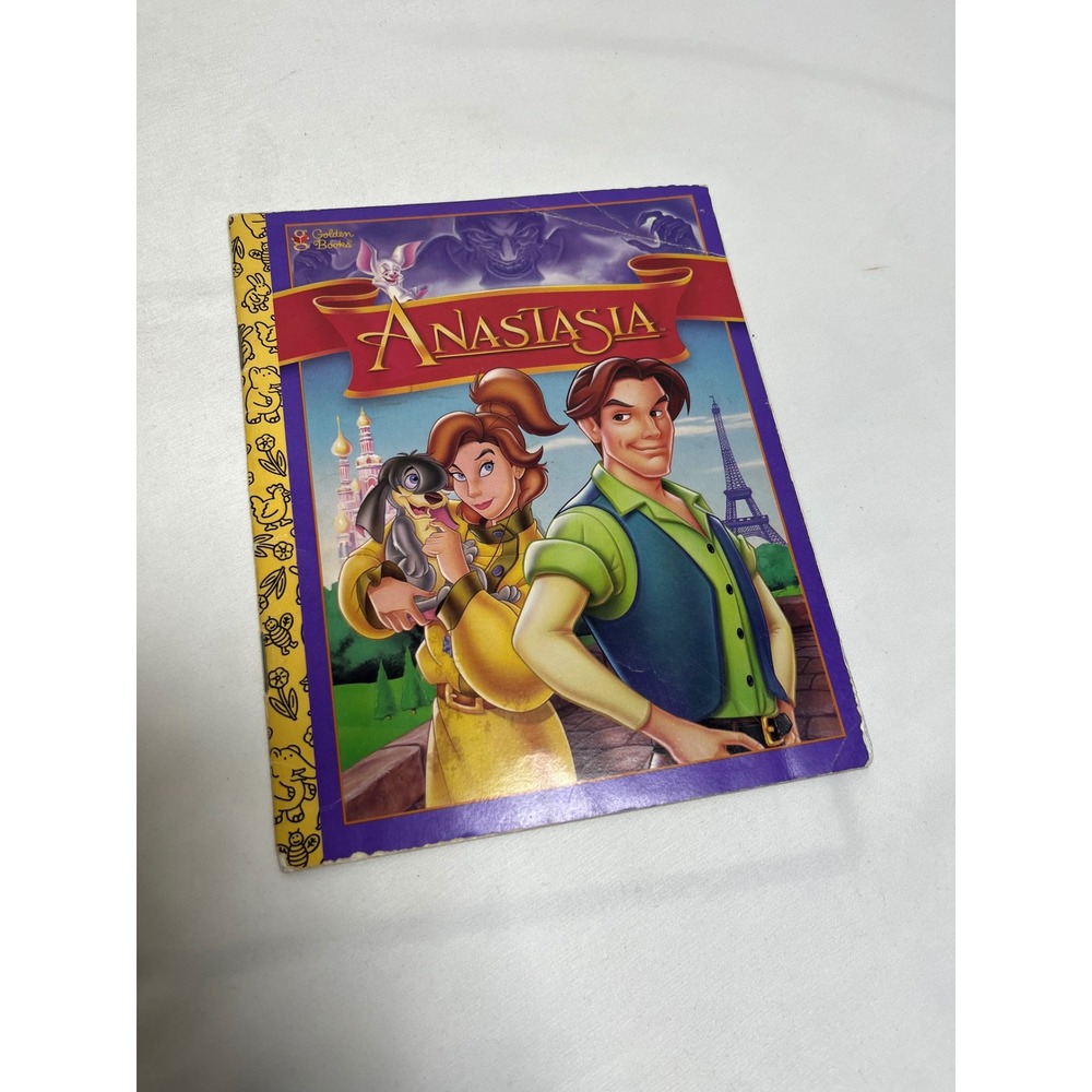 Vintage Golden Books Anastasia 1997‎ Animated Movie Storybook Softcover